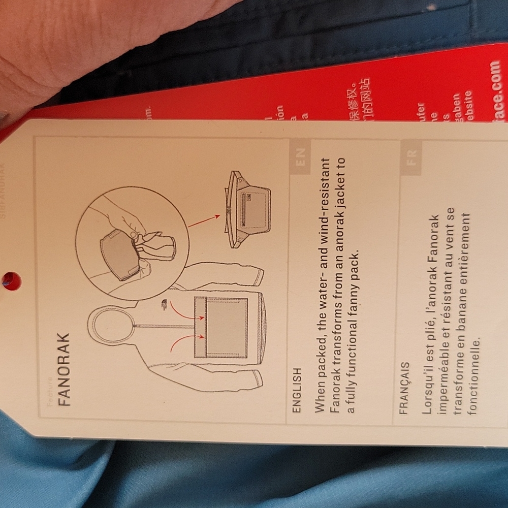 North Face Fanorak hooded jacket - Picture 16 of 16